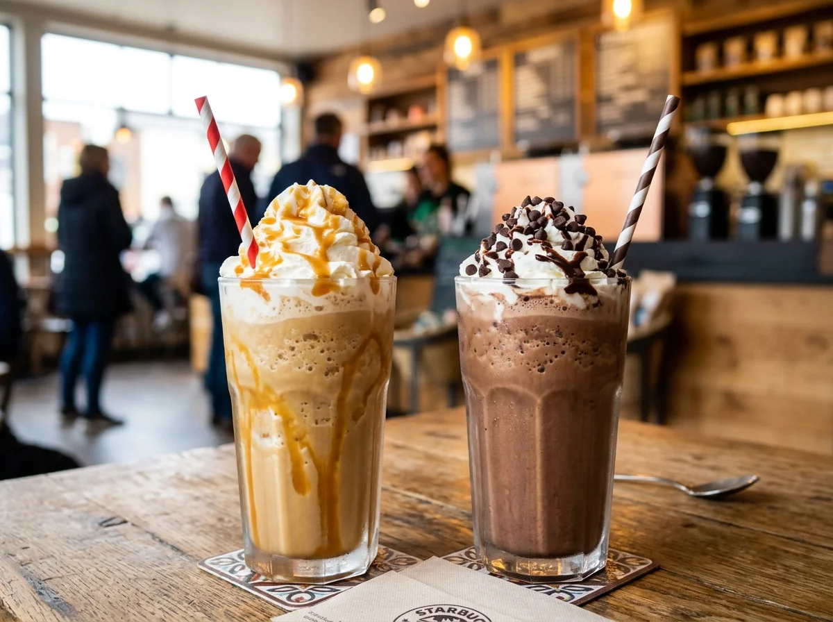 Starbucks Caramel and Java Chip Frappuccino in Germany
