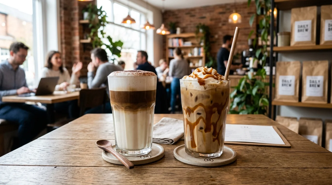 Starbucks coffee specialties and Latte Macchiato in Germany