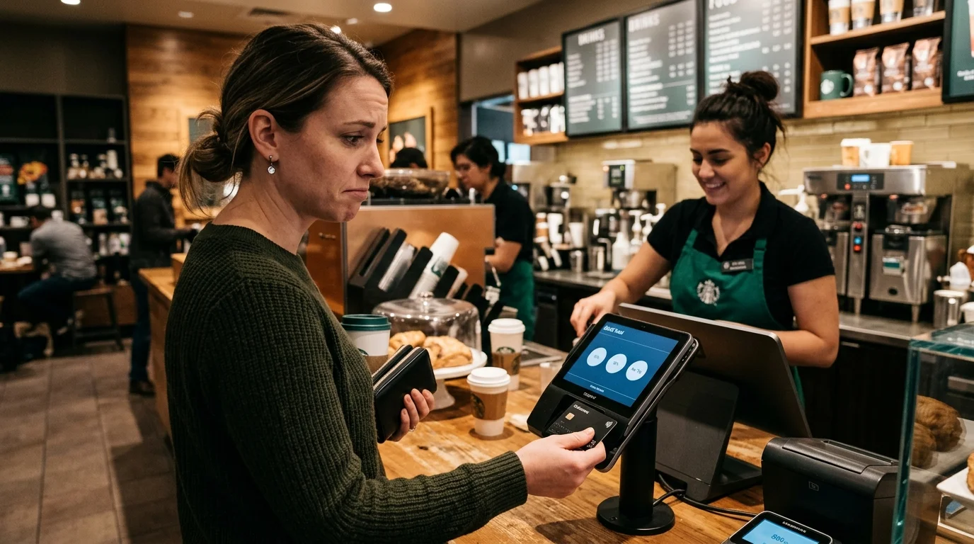 Starbucks Trinkgeld Deutschland Terminal
